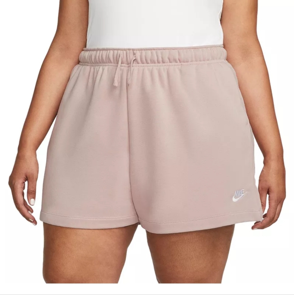 Nike Club Fleece Shorts/ Light Pink/ Plus Size XL